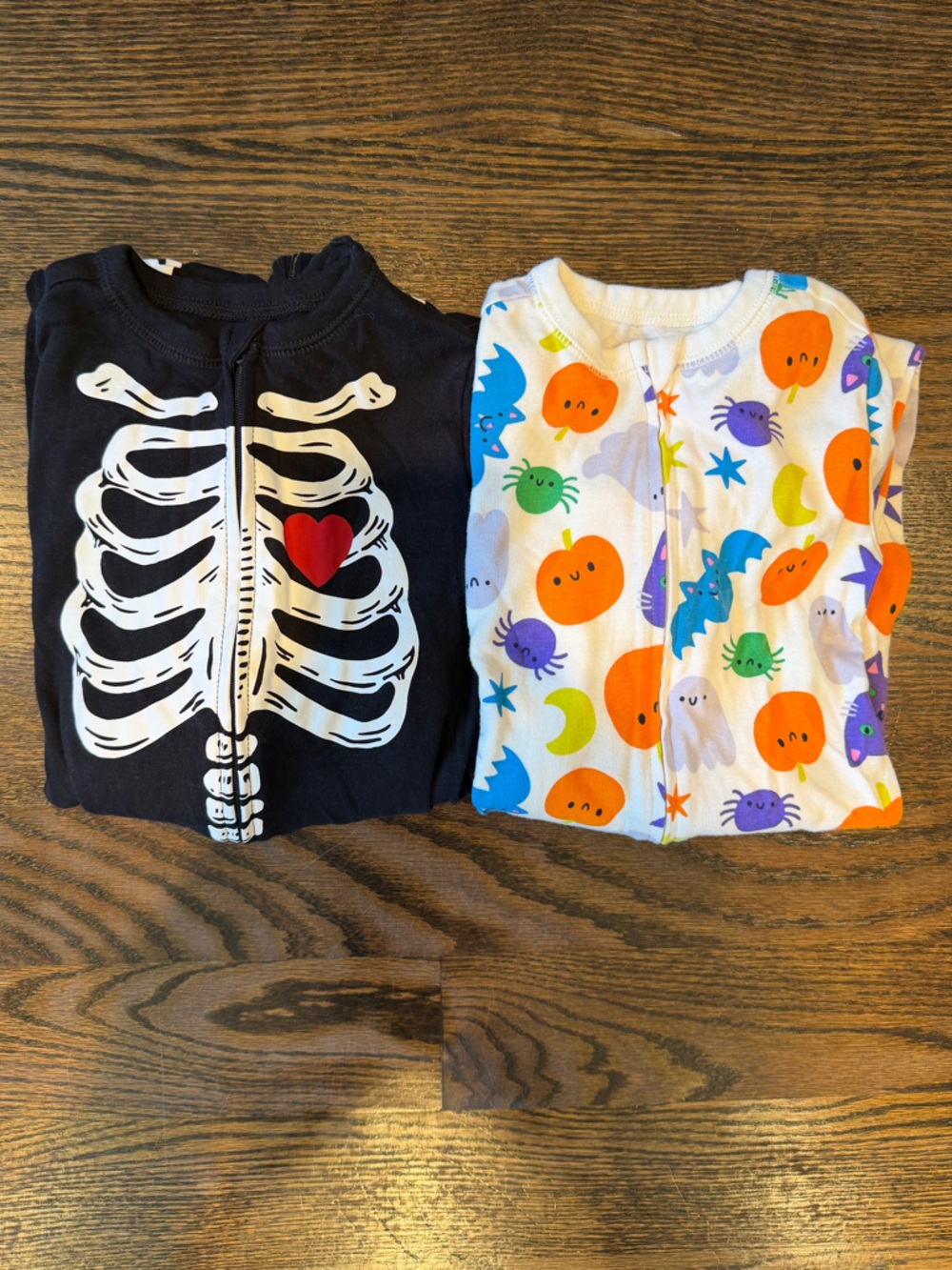 NWOT!! Lot of 2 Old Navy Baby Halloween Zip Footie Pajamas